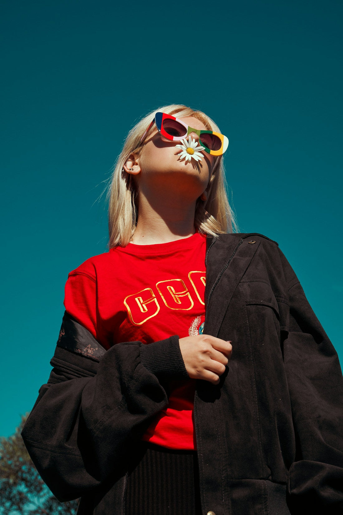 Burgundy and bold colour streetwear