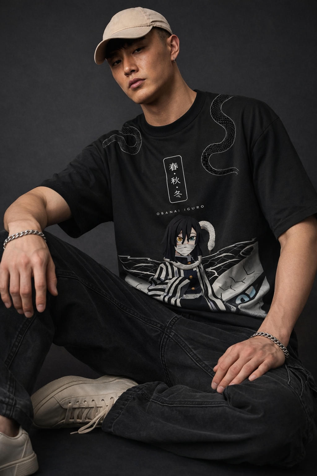 Anime character graphic tee reflecting personal values and fandom identity