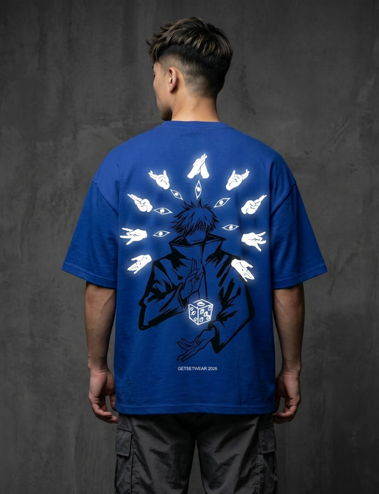 Getsetwear Gojo anime graphic T-shirt for Indian anime streetwear fans