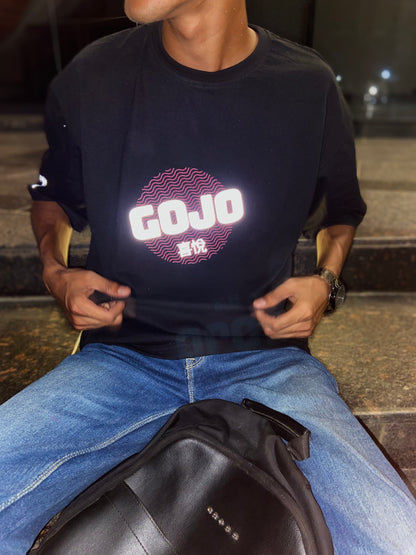 Gojo Satoru Reflective Tshirt - Getsetwear