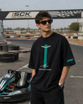 Black Aston Martin F1 oversized T-shirt - Getsetwear