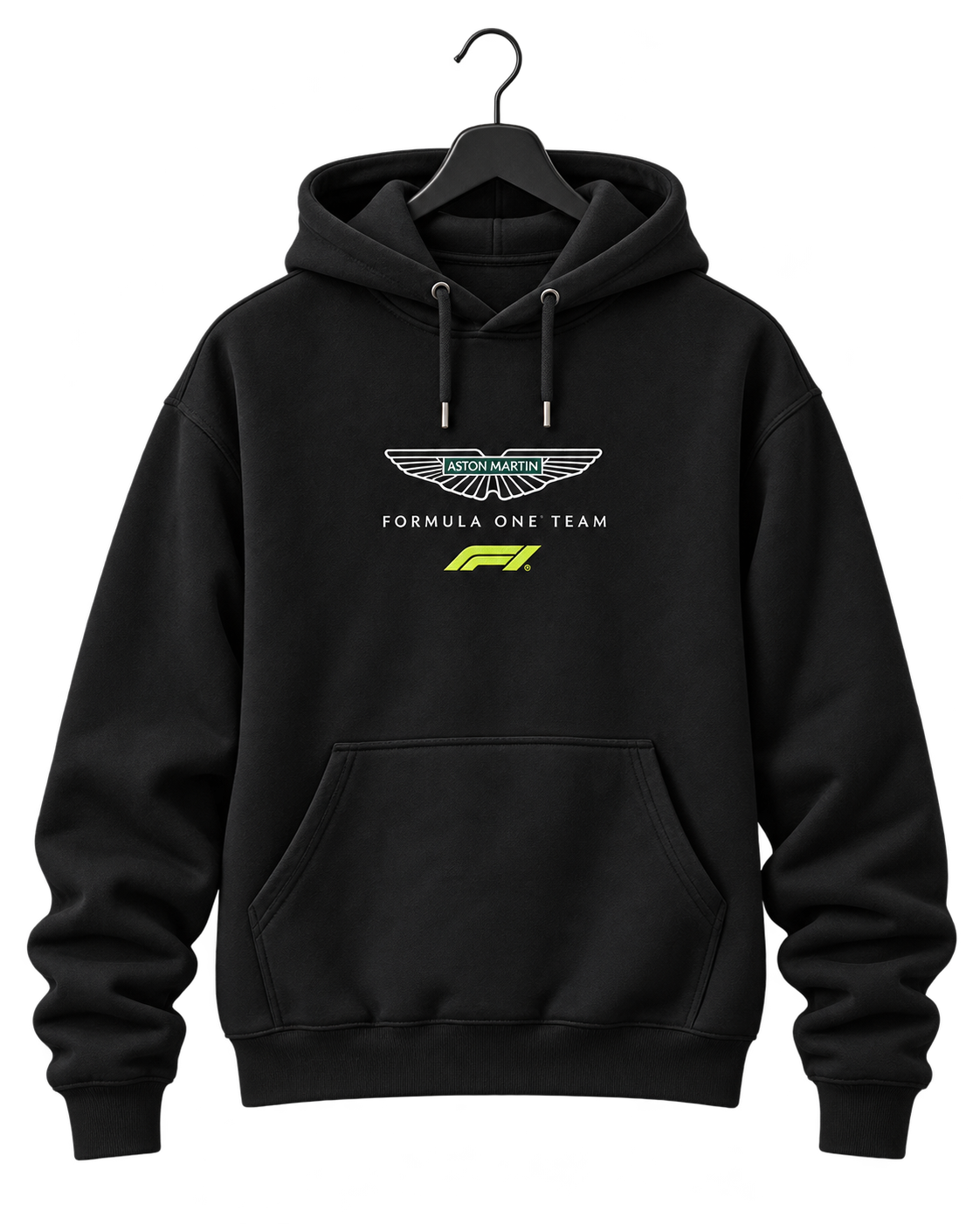 F1 X Aston Martin black hoodie