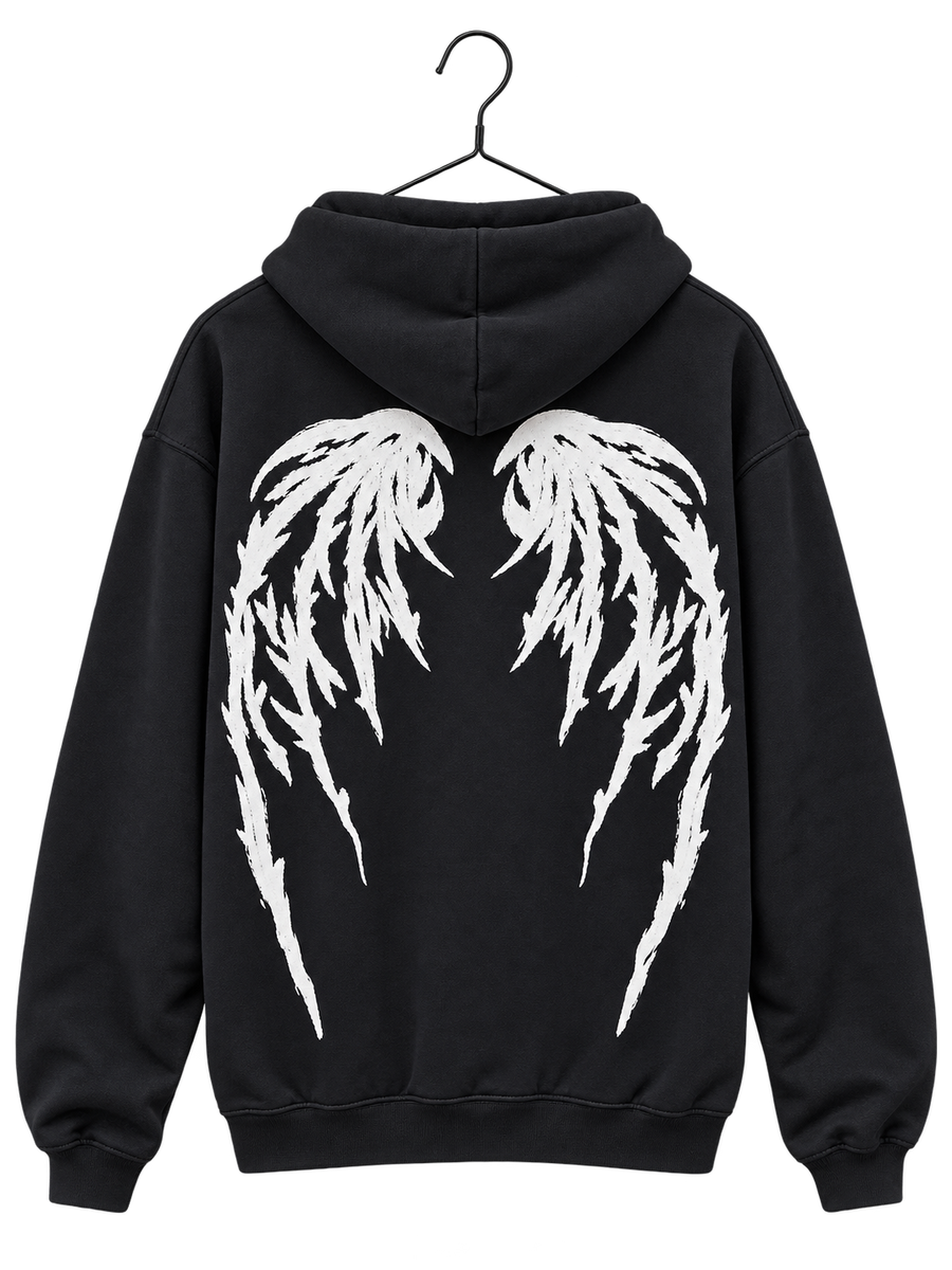 Midnight Wings Reflective Hoodie
