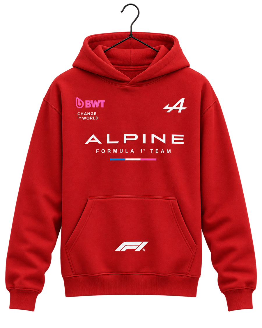 F1 X Alpine Red Hoodie