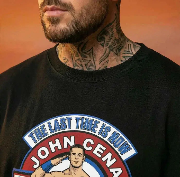John Cena Retirement Black Tshirt