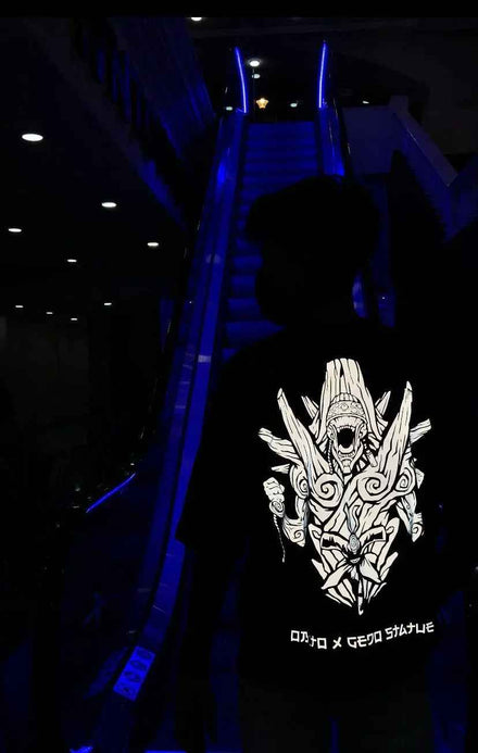 Obito X Gedo Statue OVERSIZE Reflective Tee
