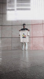 Load and play video in Gallery viewer, Obito X Gedo Statue Beige T-shirt
