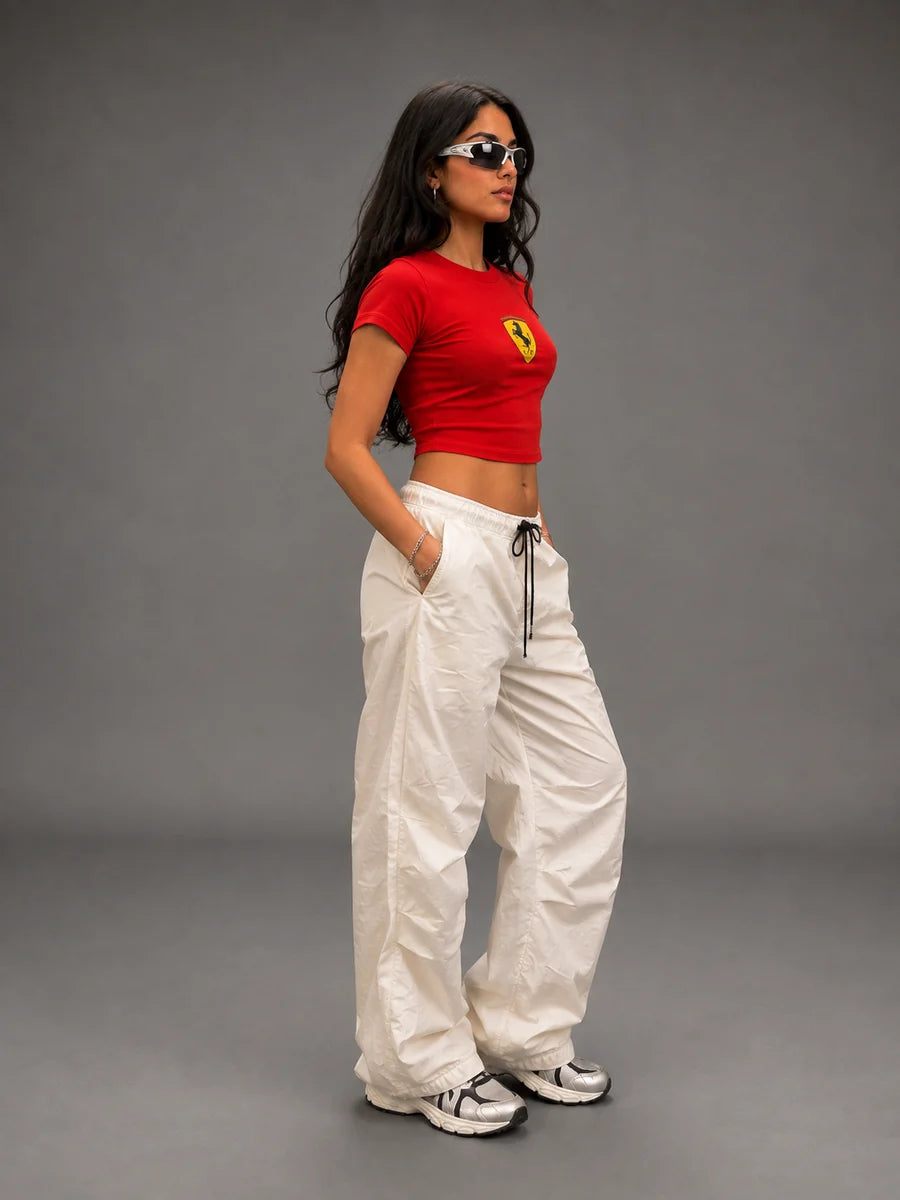 Ferr Red Crop Top