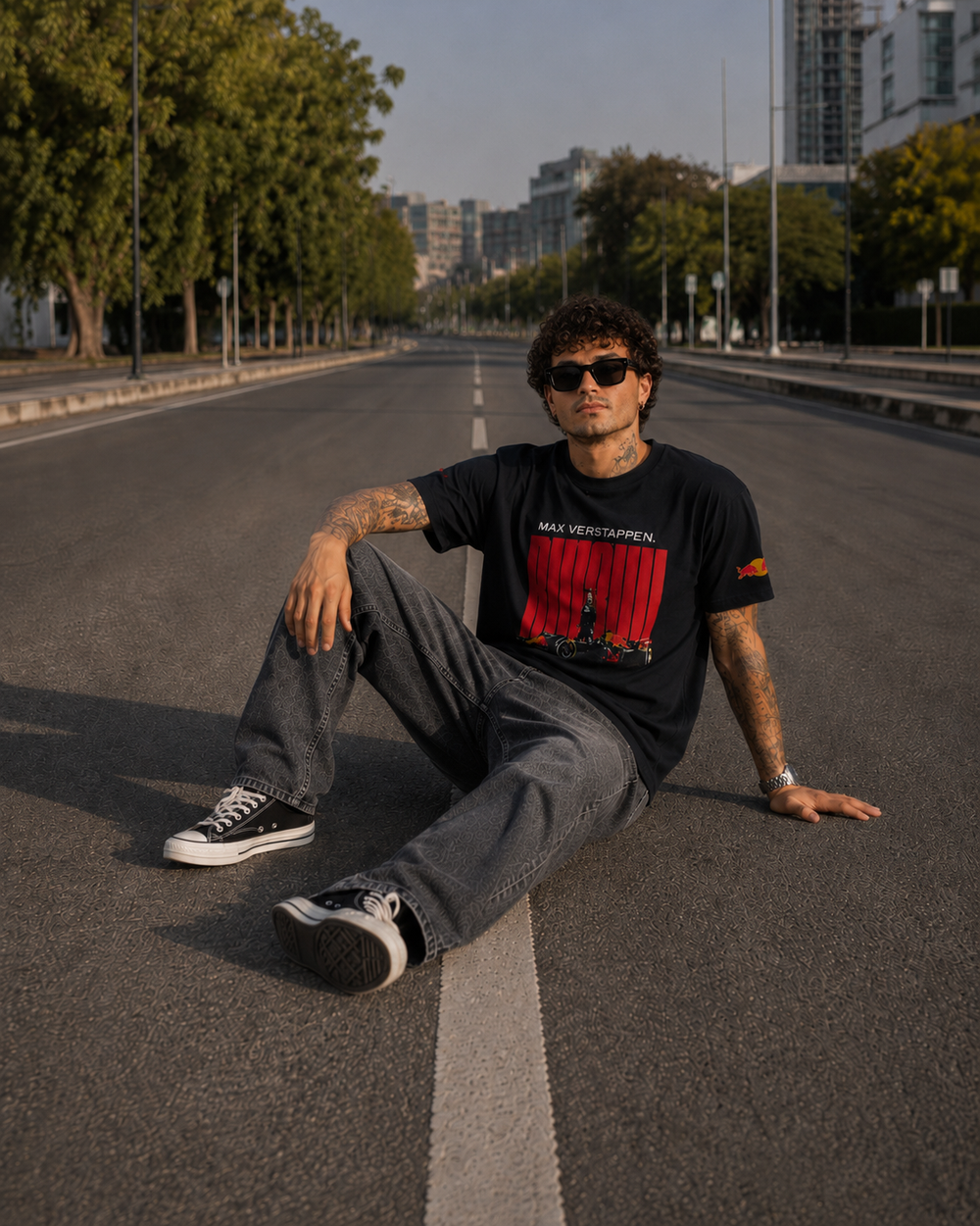 Max Verstappen Navy Blue Tshirt