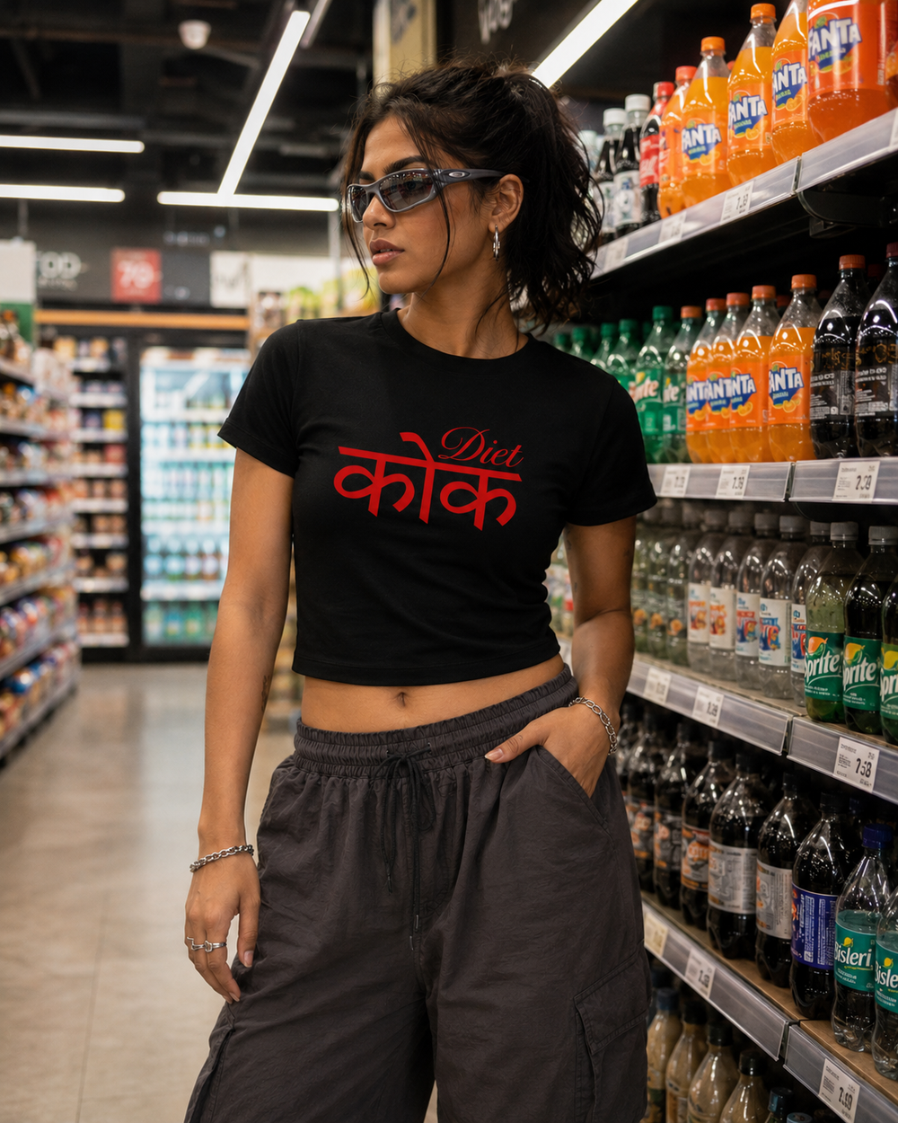 Diet Coke Crop Top