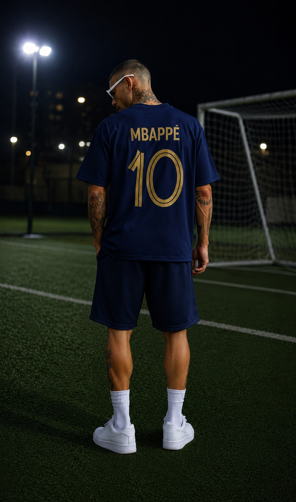 Mbappe Navy Blue Tshirt