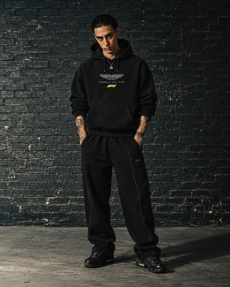 F1 X Aston Martin black hoodie