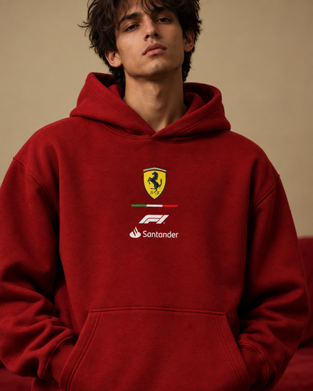 F1 X Ferr Red Hoodie