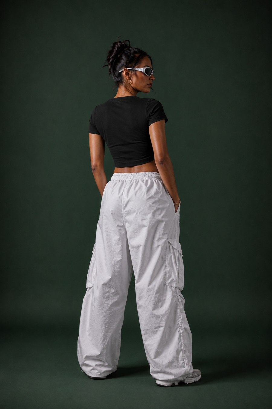 F1 Black Crop Top