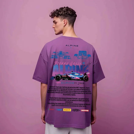 Alpine X Gasly Purple Oversize Tshirt