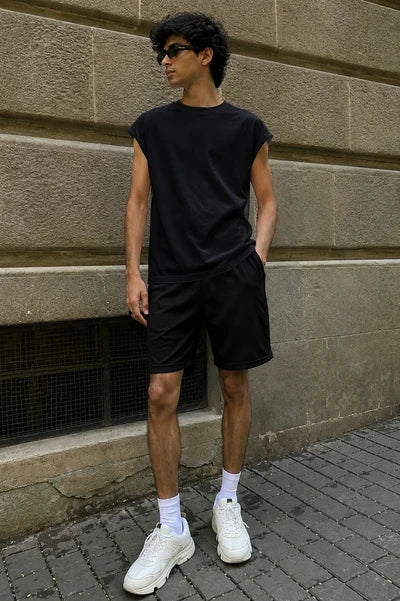Men's Black Shorts