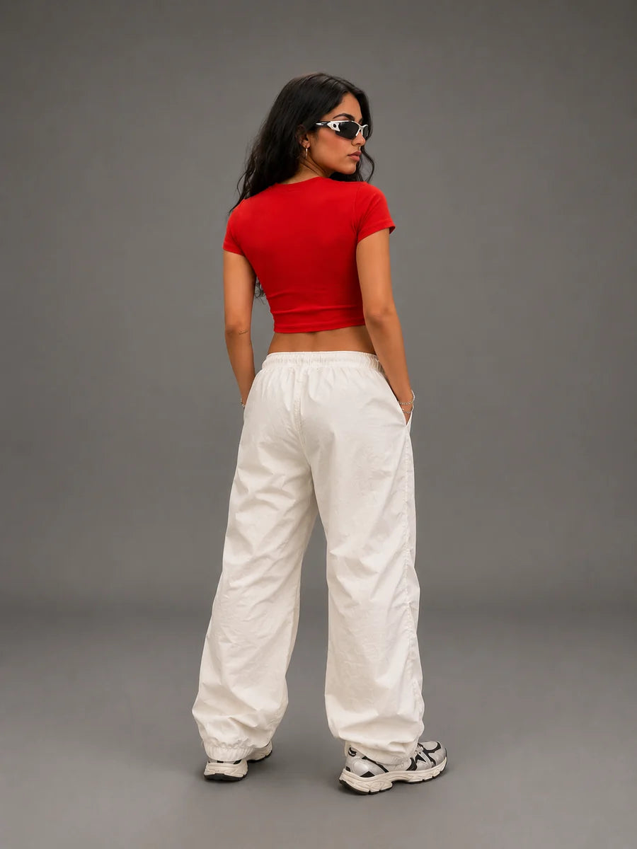Ferr Red Crop Top