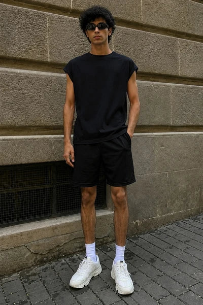 Men's Black Shorts