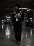 Black Venom graphic oversized hoodie - Getsetwear