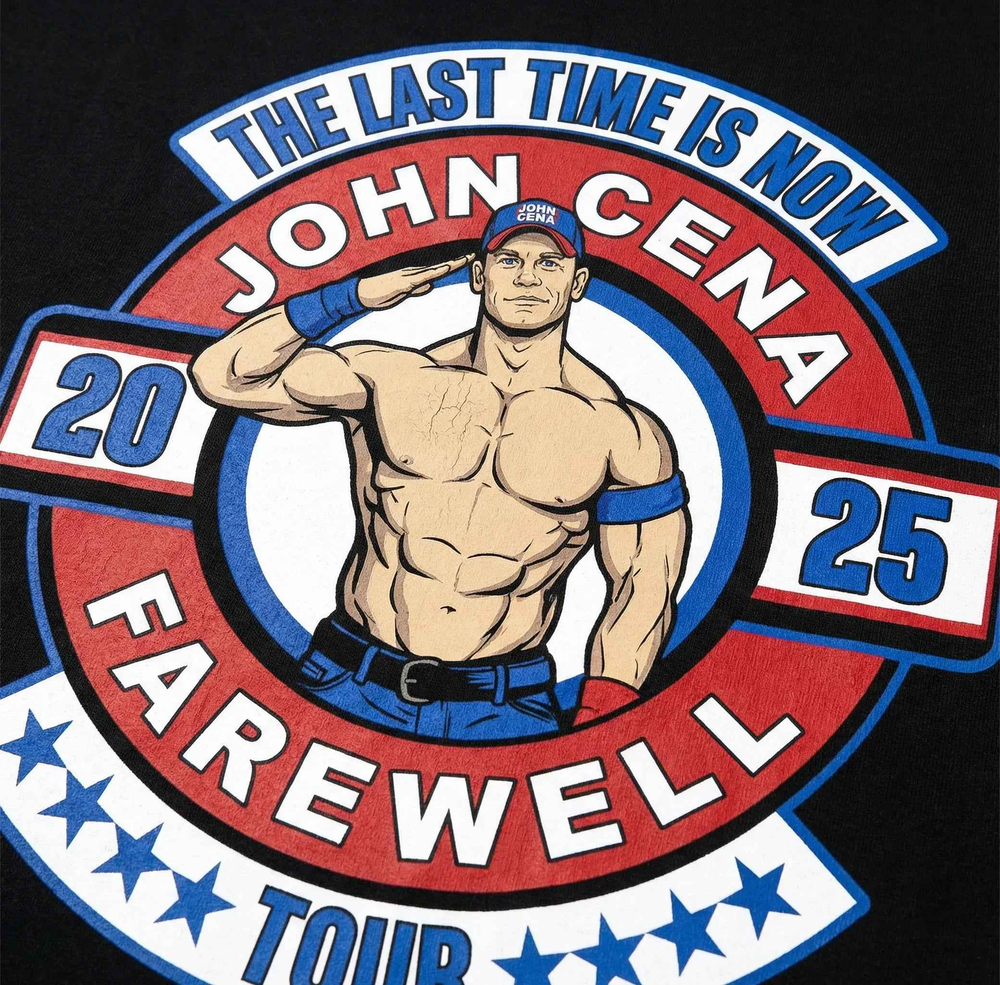 John Cena Retirement Black Tshirt