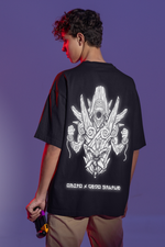 Load image into Gallery viewer, Obito X Gedo Statue OVERSIZE Reflective Tee - Getsetwear

