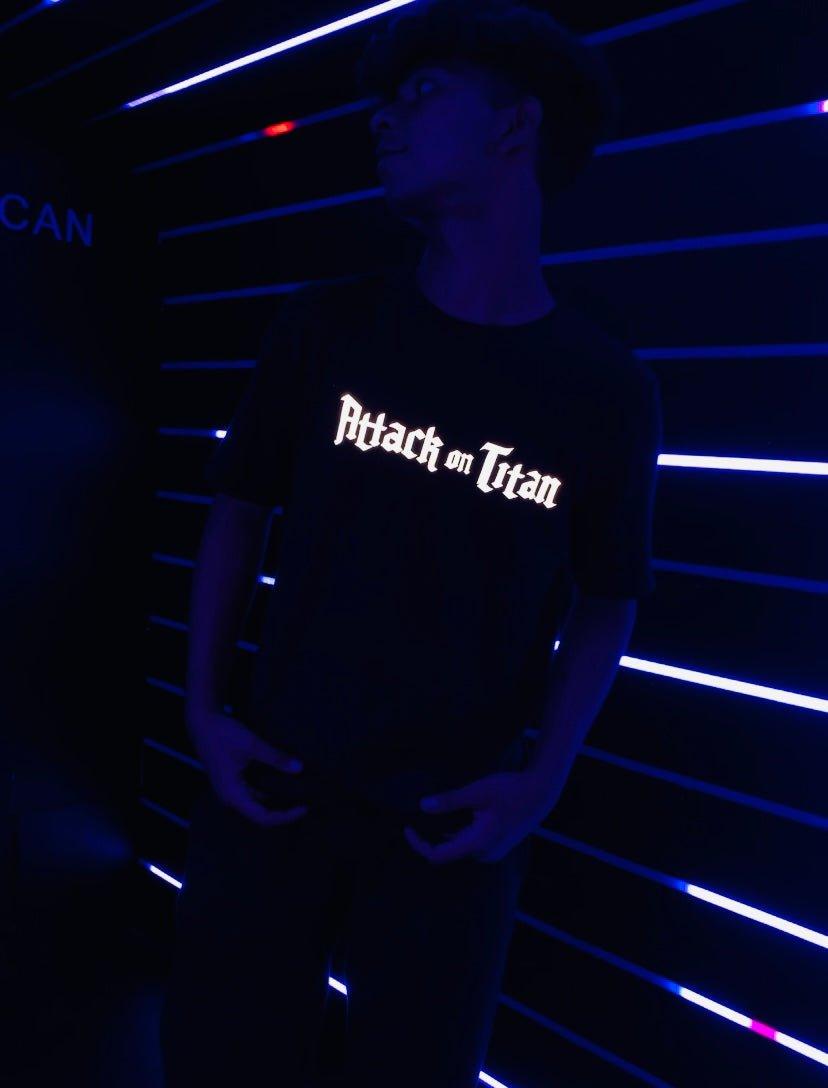 Attack On Titan Reflective T-shirt - Getsetwear