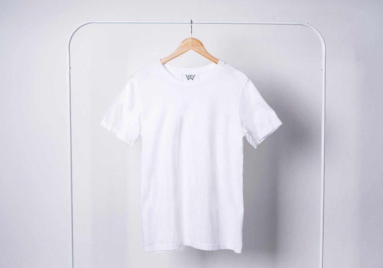 White Solid T-shirt - Getsetwear