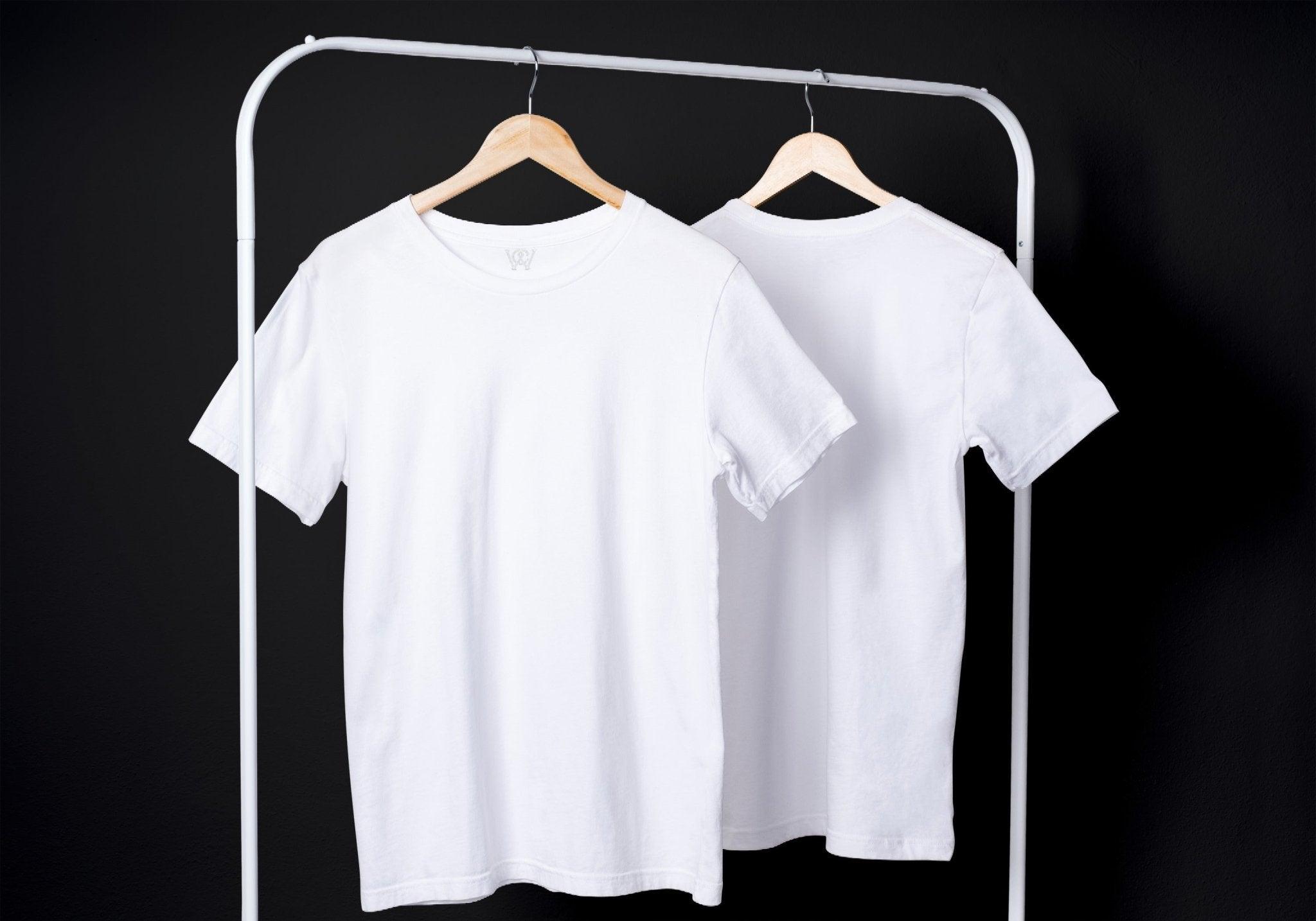 White Solid T-shirt - Getsetwear