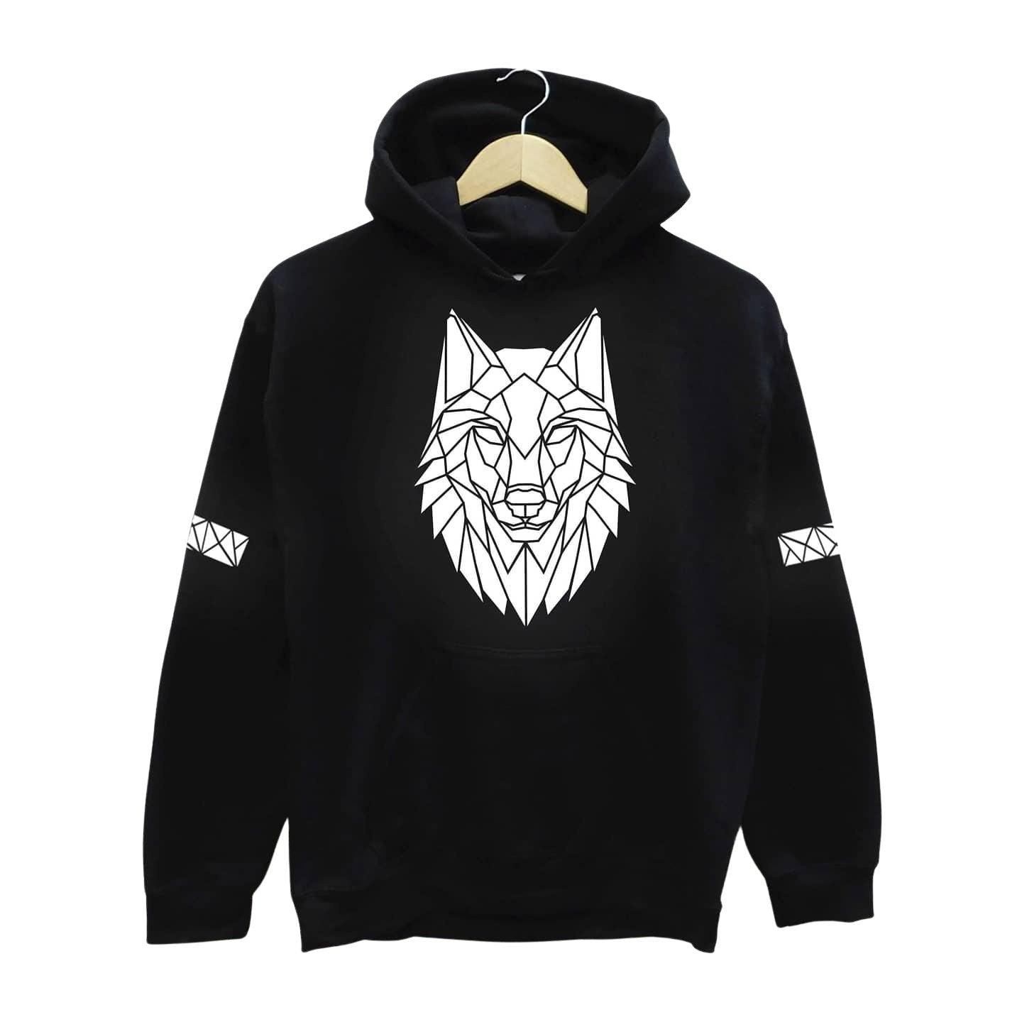 Wolf Reflective Hoodie - Getsetwear